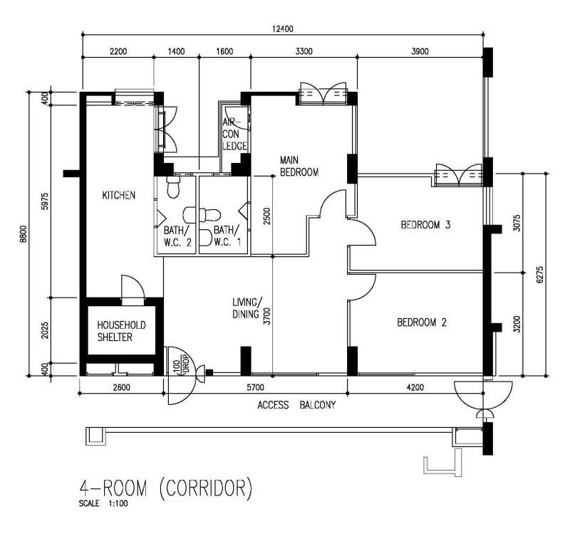 Simple House Floor Plan With Measurements My floor plan a